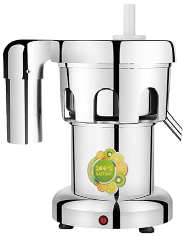 Generic Spremiagrumi commerciale 370 W, spremiagrumi centrifugo resistente a freddo, in alluminio pressofuso e acciaio inox, per ristoranti, hotel e negozi di succhi