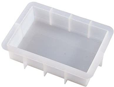 Pnuokn Moule en silicone, moules rectangulaires en silicone pour cadre photo en résine époxy, moules à spécimen de fleurs séchées aux insectes, serre-livres en résine, moule à loisirs créatifs