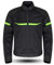 ASPIDEX Chaqueta de malla perforada transpirable tejido técnico moto deporte verano, Negro y amarillo., S
