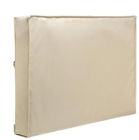 EKalgretrA Copri TV da Esterno Copertura TV Antipolvere for Esterni Protezione Impermeabile for Patio da Giardino(Beige,30-32inch)