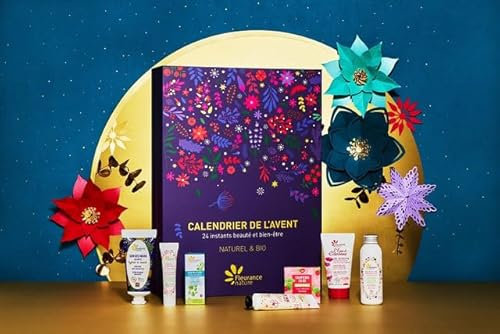 Calendrier de l'avent envolée Fleurie, Fleurance nature, Beauté, soins cosmetiques Bio Ecocert, cadeau de noel, 63204