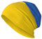 Gaxfjru Beanie-Mütze mit Ukraine-Flagge, warm, gestrickt, weich, hautfreundlich, für Damen und Herren, Schwarz, Schwarz , Einheitsgröße