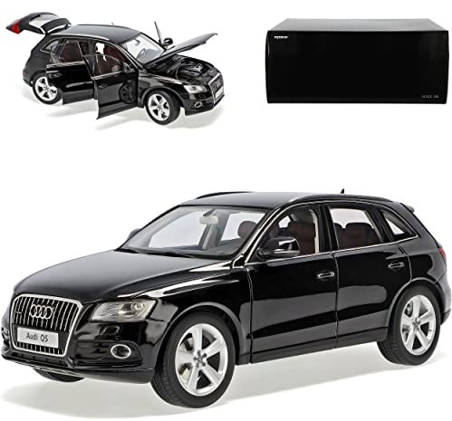 A*u*d*i Q5 S-Line Phantom Schwarz Modell Ab 2008 Ab Facelift 2012 1/18 Kyosho Modell Auto mit individiuellem Wunschkennzeichen