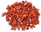 POPETPOP Ornement D'aquarium 7-9 Mm Pierres Rouges Graviers D'aquarium en Vrac Aménagement Paysager Décoratif pour Petit Aquarium