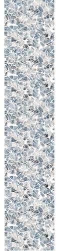 Ambiance Sticker Papier Peint Intissé Pré-encollé Rouleau Wallpaper Scandinave Pierre Bleue et Grise Adhésif Décorative - 1 Roulle de H300 x L60 cm