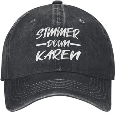 Mütze Simmer Down-Wn Karen Freizeit Trucker Baseballmütze Atmungsaktiv Sommermütze Für Reisen Sommer Running