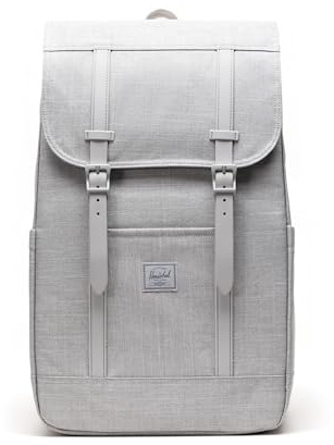 Herschel Unisex Retreat Rucksack, Grey Crosshatch (Limited Edition), Standard - 23L, Retreat Rucksack