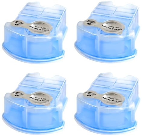 SHGTCOAP Kompatibel for Braun Clean & Renew Nachfüllkartuschen CCR, Reinigt Ihren Rasierer for Optimale Hygiene, Entfernt Haar- Und Hautreste, Zitronenduft, (2er- Oder 4er-Pack)(4pcs)