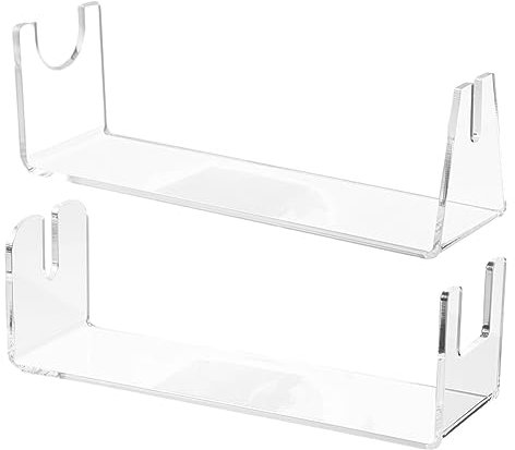 Phyachelo Paquete de 2 Soportes para ExhibicióN de Cuchillos, Soporte AcríLico para Cuchillos, ExhibicióN de Cuchillos de Escritorio, Soporte para Cuchillos de Bolsillo Individual