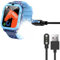 Lamshaw Magnétique Chargeur Compatible avec Blackview Z20 SmartWatch,Magnétique Chargeur Montre Connectée USB 3,3ft Compatible avec Blackview Z20 SmartWatch (Noir)