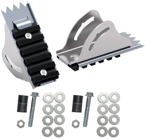 Solid Aluminum Ladder Anti Slip Pads Secure Stabilizer Blocks Quick Install Ladders Foot for Construction Home Use Ladder Anti Skid