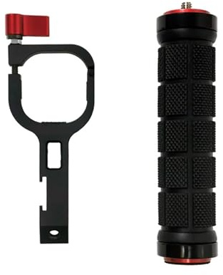Compatible for Zhiyun CRANE M3/M3S, Smooth 5/5S - Adjustable Neck Ring Handle Handgrip Gimbal Handheld Mounting Clamp Extension Bracket(Hand Grip Combo)
