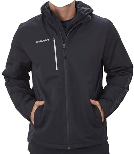 Bauer Teamjacke Lightweight Junior schwarz Kinder Youth