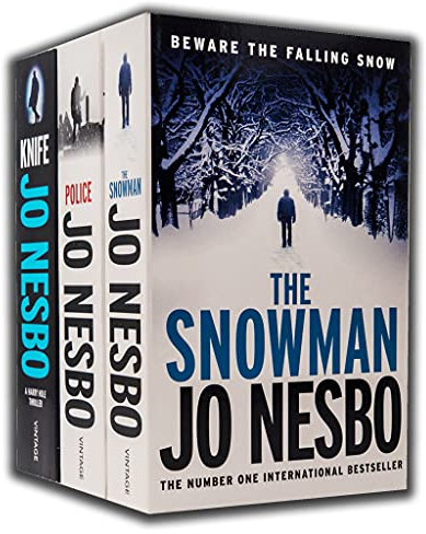 Jo Nesbo Harry Hole Thriller Series 3 Books Collection Set (The Snowman, Police, Knife)