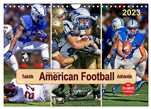 American Football - Taktik und Athletik (Wandkalender 2023 DIN A4 quer): Teamsport der Extra-Klasse (Geburtstagskalender, 14 Seiten ) (CALVENDO Sport)