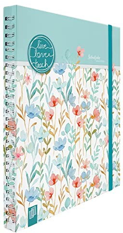 Mein Lehrerplaner - A5+ - Ringbindung - Lehrerkalender für das Schuljahr 2023/2024 - Blumenwiese: Schulplaner für Lehrerinnen und Lehrer (live – love – teach)