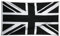 Flaggenfritze Fahne/Flagge Großbritannien Union Jack schwarz + gratis Sticker