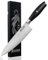 Wusaki Fujiko Black - Couteau de Chef Design Japonais Lame 20cm Acier Inoxydable Haute Teneur Carbone 10Cr - Vendu dans un coffret cadeau