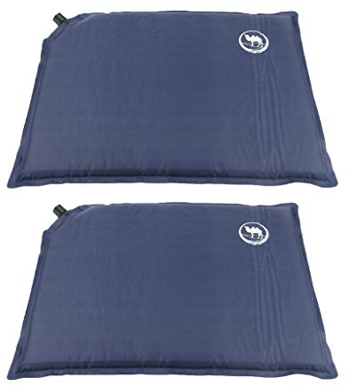 P Prettyia Kissen, wasserdicht, selbstaufblasend, Outdoor, Camping, Luftmatratzen, 2 Stück, blau