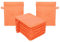 Betz Premium Lot de 10 Gants de Toilette en éponge lavettes pour Le Visage en 100% Coton Gant de Toilette pour bébé (orangé Sang)