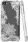 Sidande, custodia per iPod Touch 7, Touch 6, con fiori e fiori trasparenti, morbida e flessibile, per Apple iPod Touch 5/6/7ª generazione, colore: Bianco Mandala