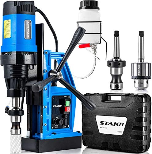 Trapano magnetico, trapano a nucleo, 1780 W (con WELDON 19 mm MK2 e B16 / 3-16 mm mandrino) 16 kg FI 60 mm