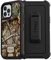 OtterBox iPhone 12 & iPhone 12 Pro Defender Series Series Case - Realtree Edge (Black/Realtree Edge Graphic), Rugged & Durable, with Port Protection, Includes Holster Clip Kickstand