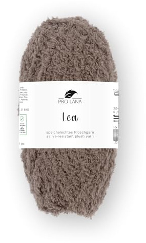 Pro Lana Lea speichelechtes Plüschgarn Teddygarn 25g 100% Polyester (18 teddy)
