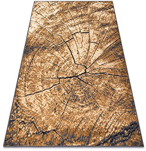 rugsx Teppich BCF Morad PIEN Baum Holz - grau/beige/altgold 120x170 cm