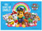 dekora - Feuille comestible Pat’Patrouille - Azyme format A5 (14,8 x 21 cm) - Décoration pour gâteaux d’enfants - Sans gluten, sans sucre ajouté, adaptée aux végétariens - Facile à utiliser