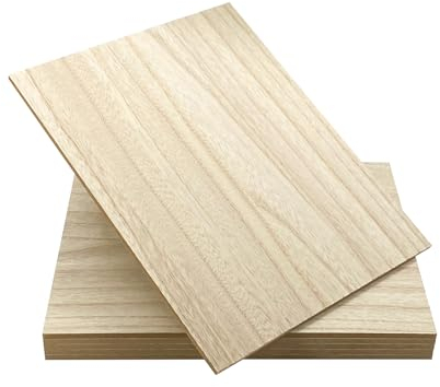 Cregugua 6 Stück MDF-Holzbretter, 27,9 x 35,6 cm, dicke Holzdielen, doppelseitig, furniert, MDF-Platte für hausgemachte Bastelarbeiten, 11X14 in, MJCG-091423-01-1