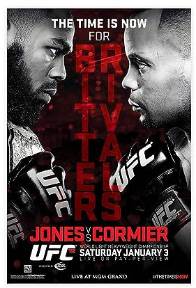 EMIGOS Boxing-UFC 182 Jon Jones vs. Daniel Cormier 2015 Kampf-Poster auf Leinwand, Schlafzimmer, Dekoration, Sport, Landschaft, Büro, Raumdekoration, Geschenk, ungerahmt, 30 x 45 cm