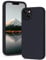 OitiYaa Silicone Case Designed for iPhone 14 Case, Ultra Slim Shockproof Protective Liquid Silicone Phone Case with Soft Anti-Scratch Microfiber Lining,6.1 inch, Black