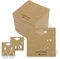 Ouligay Schmuck Verpackung,100 Stück Earring Holder Ohrring Ständer,Earring Cards With Holes Schmuck Display Karten Kraftpapier Ohrring Halterung für Diy Ohrstecker