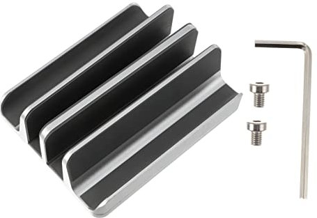 DOITOOL Laptop Computer Stands Aluminum Alloy Laptop Holder Vertical Stand Tablet Vertical Rack Non-slip