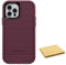 OtterBox Defender Series Case for iPhone 12 & iPhone 12 Pro with Cleaning Cloth - Case Only - Non-Retail Packaging - Berry Potion