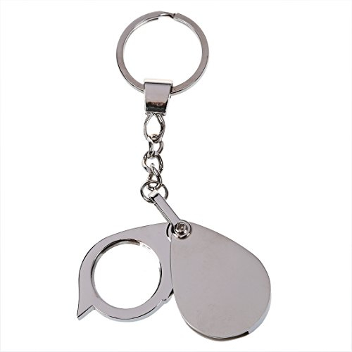 melairo 10 Fach 20mm Juwelier Lupe Vergroesserung Schluesselanhaenger klappbar Taschenlupe