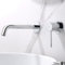 IMEX - Grifo Lavabo Empotrado | Grifo Empotrado Baño con Agua Fria y Caliente | Grifo Monomando Lavabo Pared con Ahorro de Agua | Serie Génova | Color Cromado