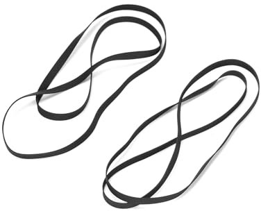 Ruimou Plattenspieler-Antriebsriemen (ca. 600 mm Umfang, 5 mm Breite) für Reparatur, Ersatz, Wartung, die meisten Arten von Riemen, 2 Stück