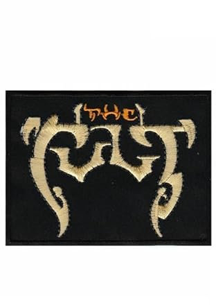 The Cult Silvergold Rockband Patch Badge Embroidered Iron on Applique Patch Accessory