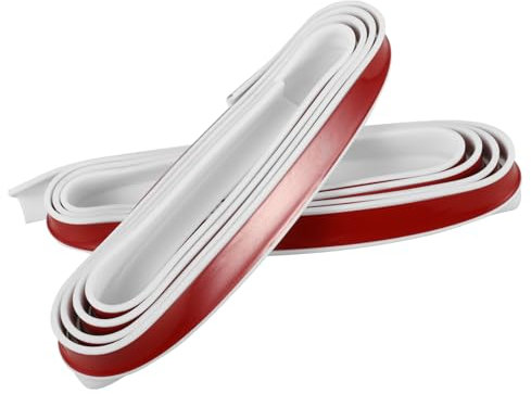 BELLIFFY Regenrinnenverkleidung Flexible Tropfschienenform Selbstklebende Dachrinnenverlängerung Regenumleitungsstreifen 2 M Länge