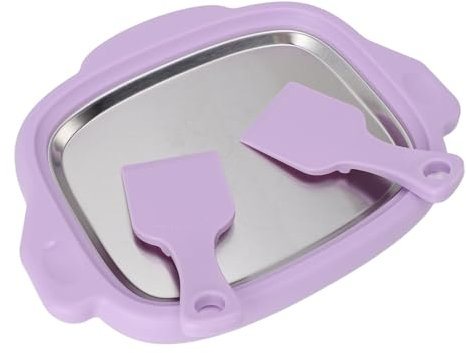 Gsycle Máquina Para Hacer Rollos De Helado, Máquina Para Freír Hielo De Acero Inoxidable Bandeja Para Helado Máquina Para Hacer Yogur Helado Maquina Helados Para Niños Granizados De Helado Caseros