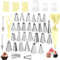 38 Kit Poches à Douille,Kit de Pâtisserie,Set de Poche a Douille Patisserie avec 29 Douilles, DIY Patisserie Accessoire Kit Professionnelle,poche à douille reutilisable