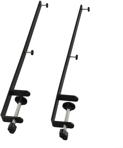 Innovative Desk Clamp Brackets 2Pcs Designed to Secure Items on Pegboards in Your Gaming or Work Environment