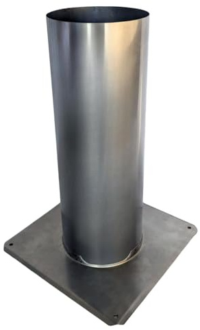 Massive Schornsteinverlängerung/Kaminverlängerung/Kaminerhöhung Edelstahl - DN 250, Höhe 500 mm