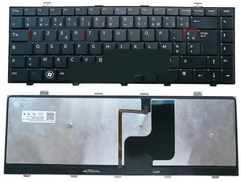 QWZOZST Französische AZERTY-Tastatur-Hintergrundbeleuchtung für TwinHead für Tastatur für Für D14 S14 FR Frankreich Semi-Rugged Laptop-Tastaturen mit Hintergrundbeleuchtung 9Z.N1K82.K0F