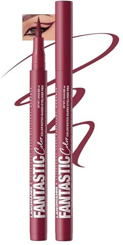 Jutqut Rot Liquid Eyeliner Matte, Red Eye liner Wasserfest, #06