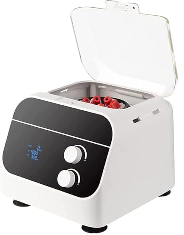 Centrifugeuse de laboratoire, 8 x 20ml centrifugeuse électrique de bureau avec affichage numérique LCD vitesse/temps, centrifugeuse séparateur de sérum PRP médical avec numérique, 0-4000 RPM