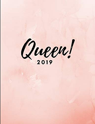 Queen! 2019: Year Diary Calendar Planner (Large Week To View Agenda Book from January to December)