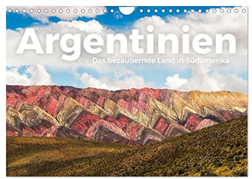 Argentinien - Das bezaubernde Land in Südamerika. (Wandkalender 2026 DIN A4 quer), CALVENDO Monatskalender: Zwölf wunderschöne Bilder aus Argentinien. (CALVENDO Orte)